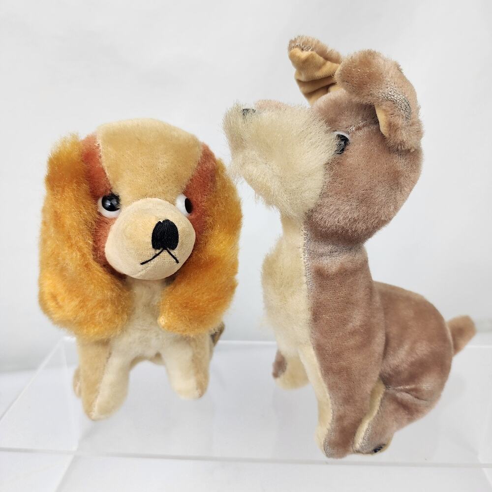 1950's Walt Disney Japan "A Woolikin" Original Mohair Plush Lady and the Tramp